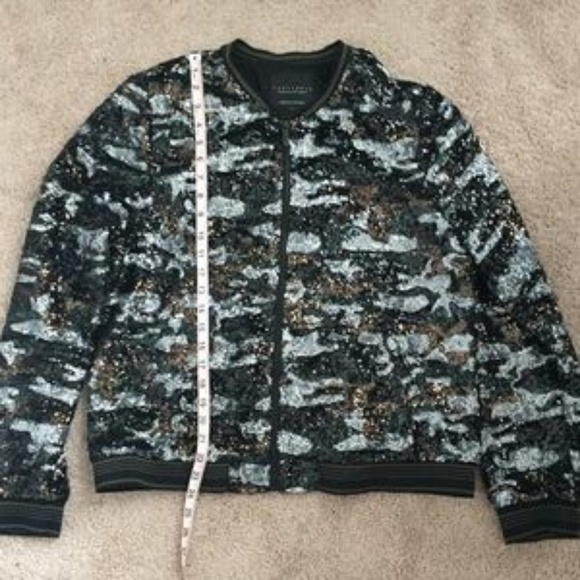 Sanctuary Sequin Bomber Jacket - Picture 3 of 4